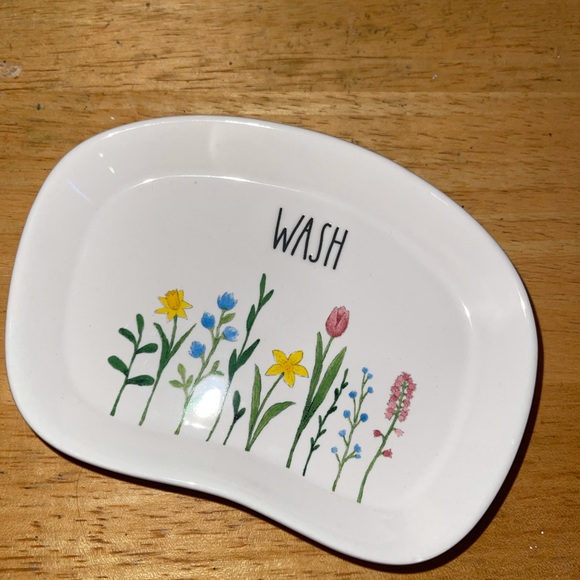 NWT Rae Dunn 6pc Wild Flower Bath Accessory Set - Picture 6 of 11